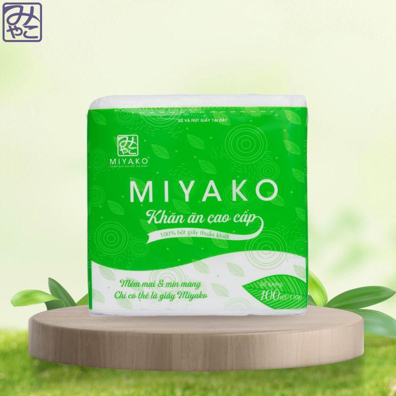 Khăn giấy ăn Miyako túi 100 tờ