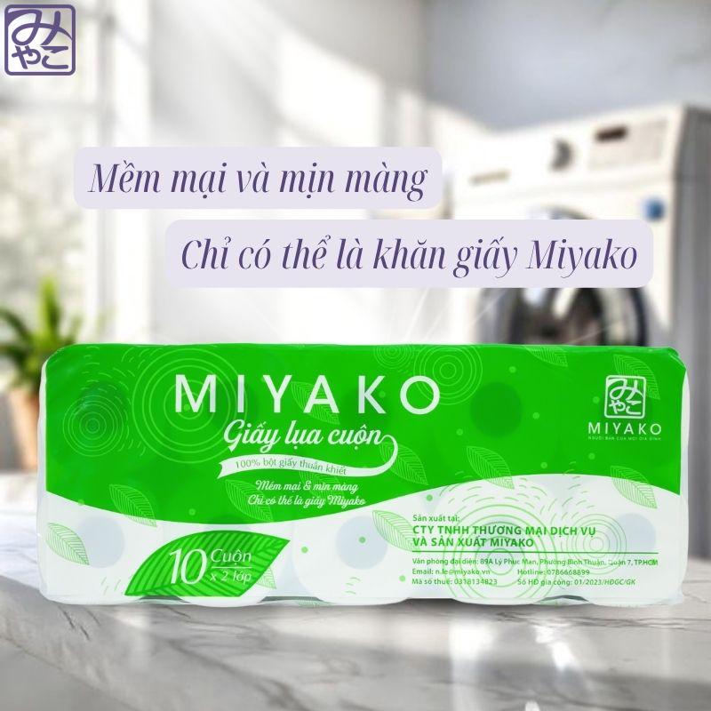 Mềm mại và mịn màng- Chỉ có thể là khăn giấy Miyako