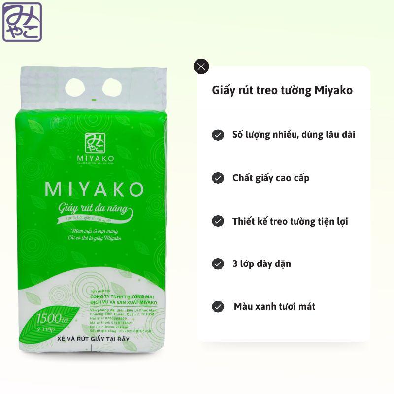 Đặc điểm nổi bật của giấy rút treo tường 3 lớp Miyako