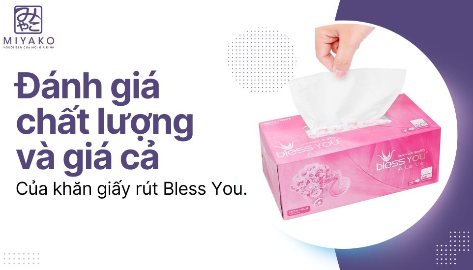 Đánh giá chất lượng và giá cả của khăn giấy rút Bless You.