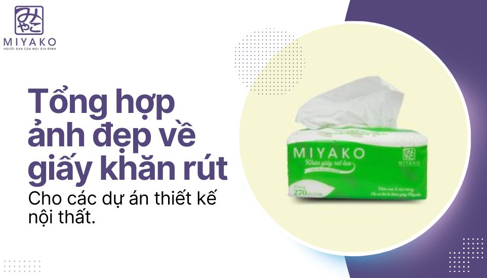 Tổng hợp ảnh đẹp về giấy khăn rút cho các dự án thiết kế nội thất.