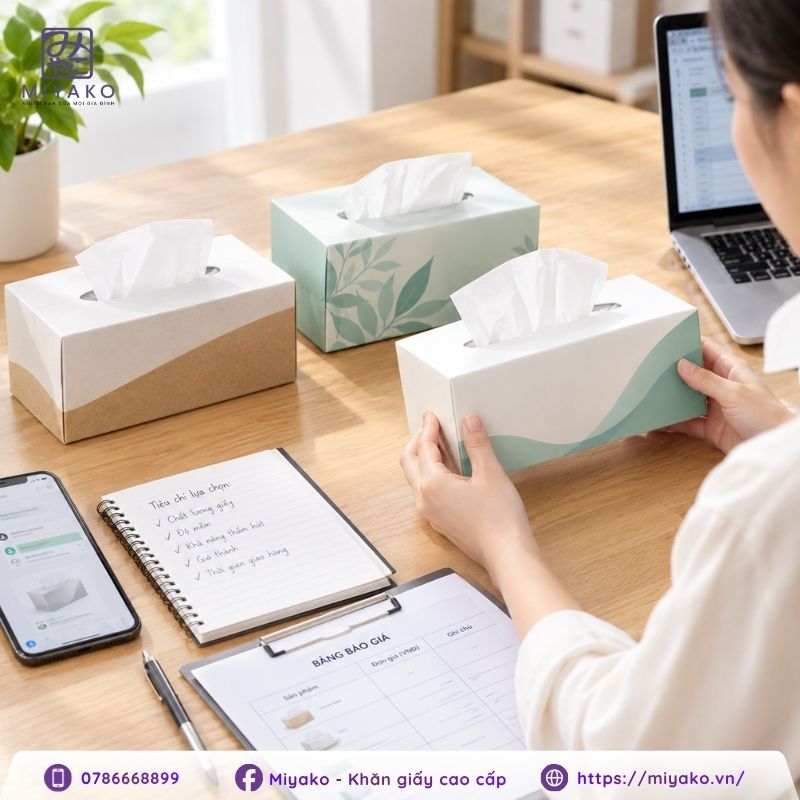 lưu ý khi mua khăn giấy rút giá sỉ