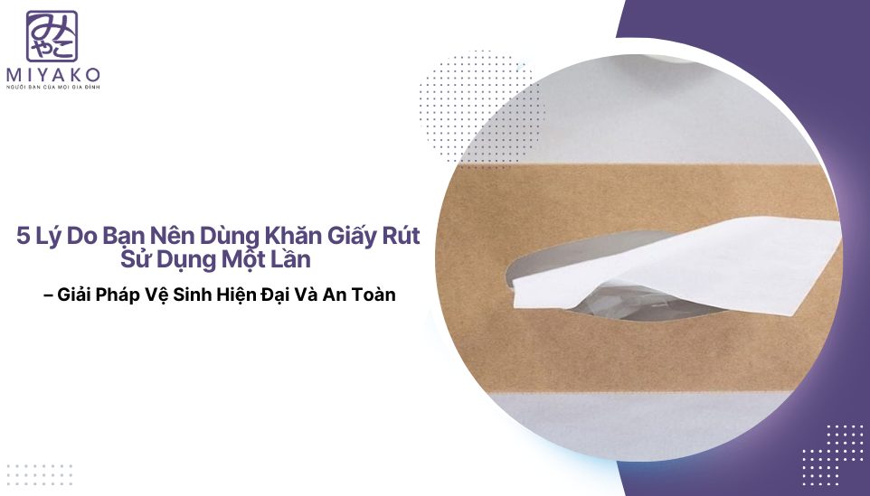5 Lý Do Bạn Nên Dùng Khăn Giấy Rút Sử Dụng Một Lần – Giải Pháp Vệ Sinh Hiện Đại Và An Toàn