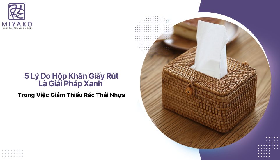 5 Lý Do Hộp Khăn Giấy Rút Là Giải Pháp Xanh Trong Việc Giảm Thiểu Rác Thải Nhựa