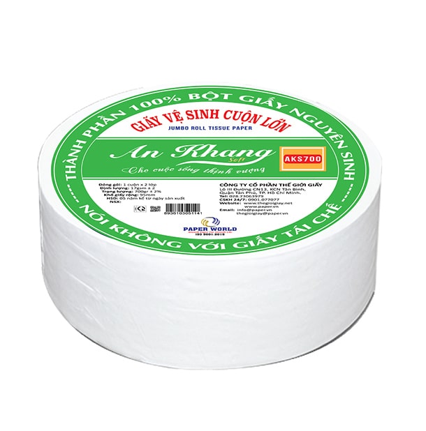 An Khang - Thương hiệu giấy vệ sinh cuộn lớn lâu đời