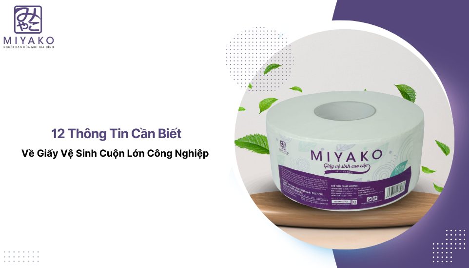 12 Thông Tin Cần Biết Về Giấy Vệ Sinh Cuộn Lớn Công Nghiệp [Cập Nhật 2025]