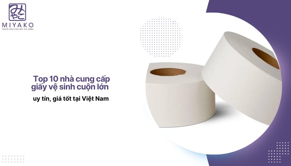 Top 10 nhà cung cấp giấy vệ sinh cuộn lớn uy tín, giá tốt tại Việt Nam