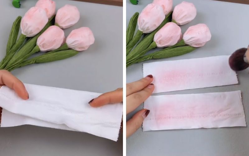 Tại sao nên chọn giấy vệ sinh để làm hoa tulip?