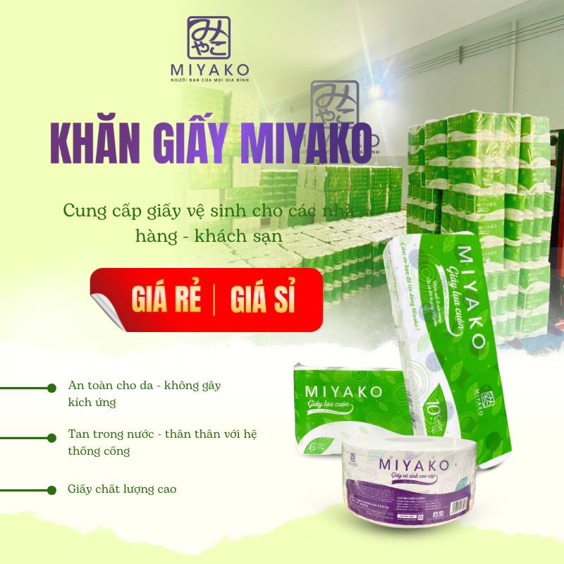 Lợi ích khi mua giấy vệ sinh Miyako theo gói sỉ – Tiết kiệm chi phí, an toàn cho gia đình