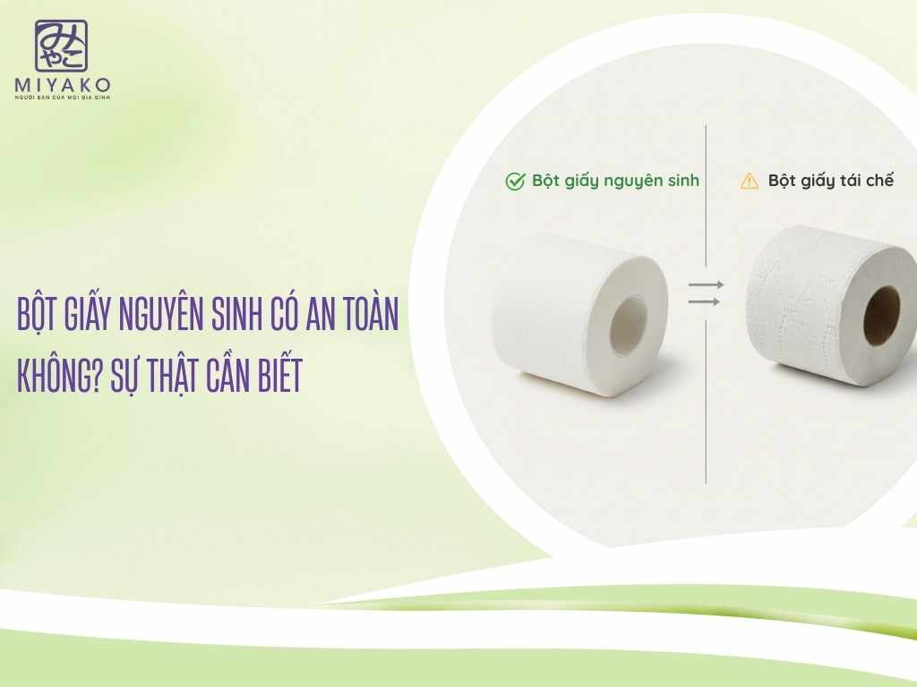 Bột Giấy Nguyên Sinh Có An Toàn Không? Sự Thật Cần Biết