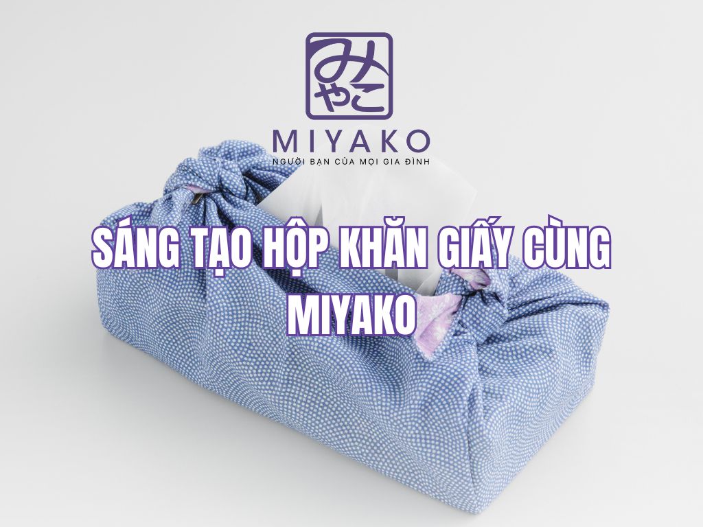 Cách làm hộp khăn giấy rút từ đồ tái chế