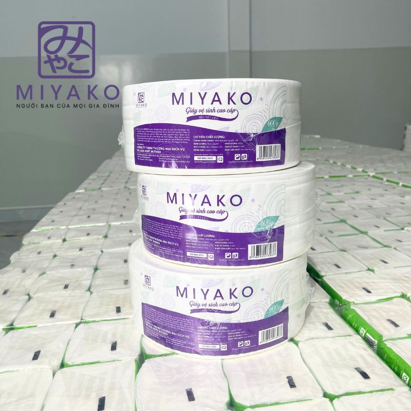 Giấy vệ sinh cuộn lớn 600g – Giấy vệ sinh 2 lớp