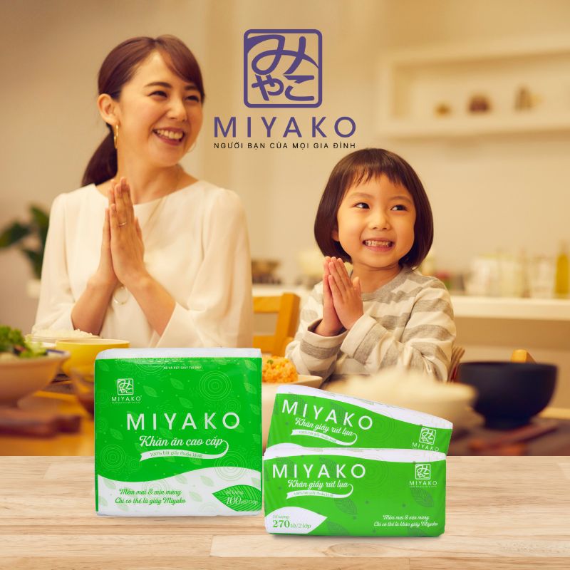 Khăn giấy Miyako – Từng tờ giấy là cả một sự an tâm