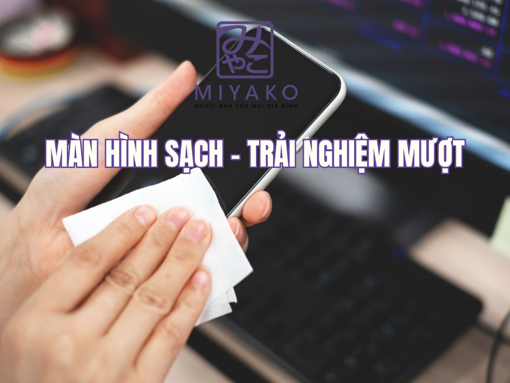 Khăn giấy lau chùi điện thoại – Giải pháp làm sạch màn hình nhanh, gọn, nhẹ