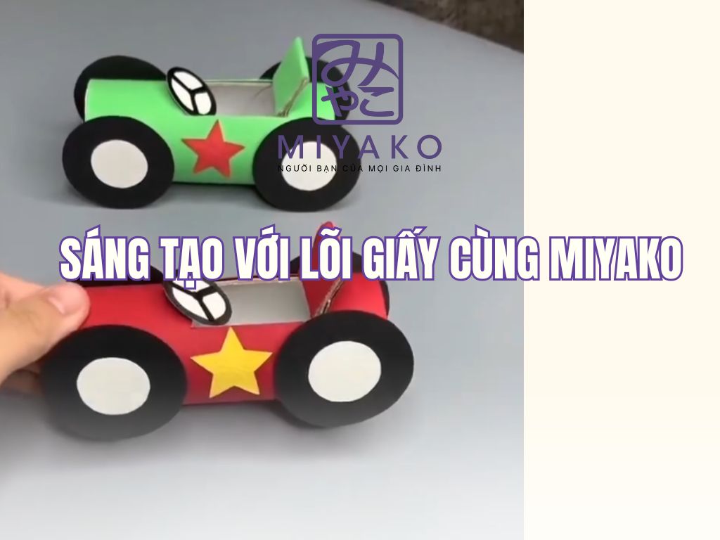 làm ô tô từ lõi giấy
