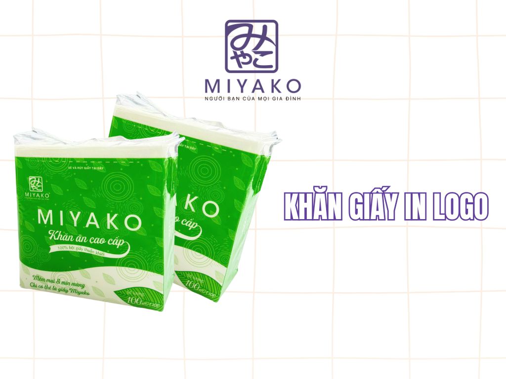 Tăng nhận diện thương hiệu với giấy ăn in logo