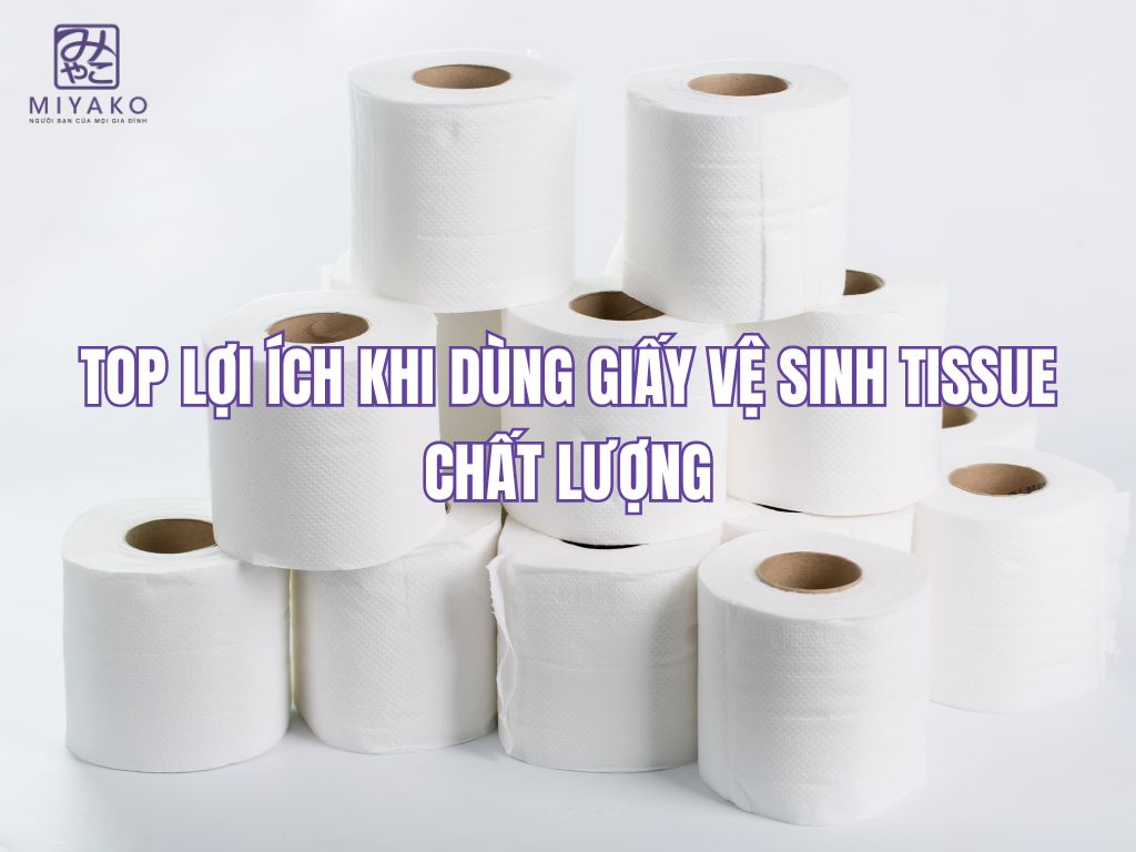 Top lợi ích khi dùng giấy vệ sinh tissue chất lượng