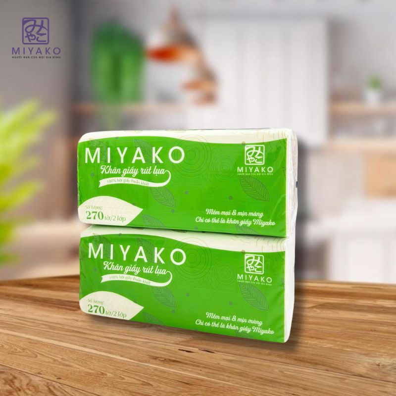 Giấy lau miệng giá rẻ Miyako - Lựa chọn an toàn cho gia đình