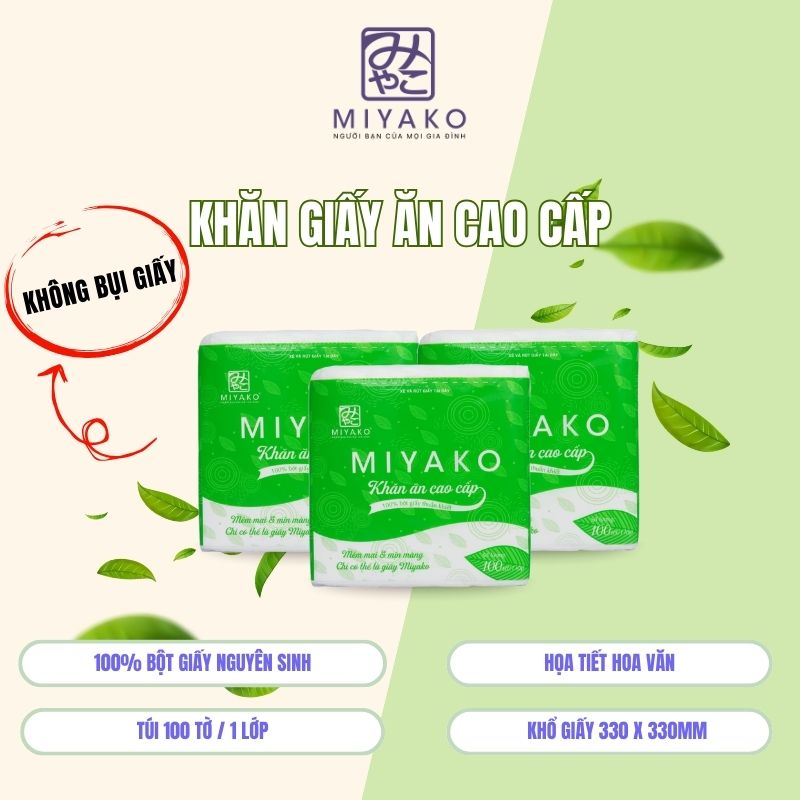 Khăn giấy vuông Miyako