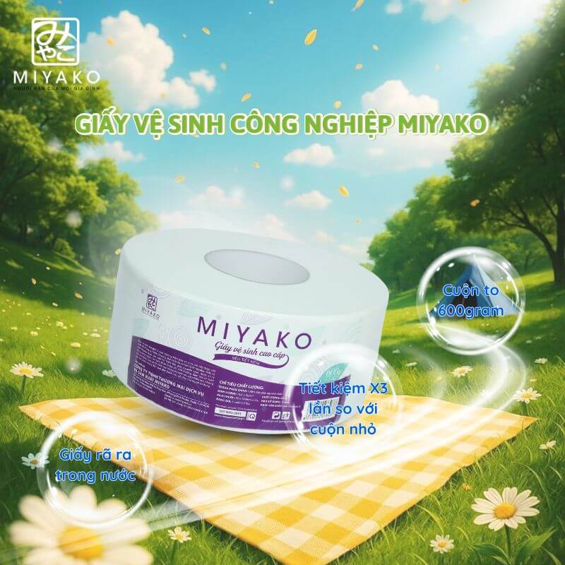 Giấy vệ sinh công nghiệp Miyako