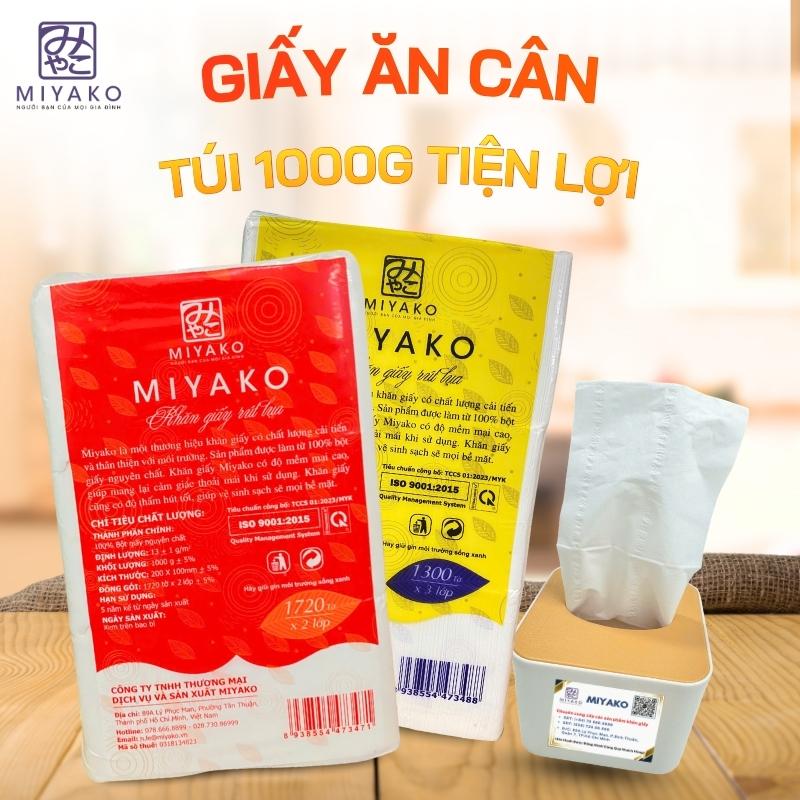 Giấy ăn cân Miyako – Túi 1000g tiện lợi, tiết kiệm