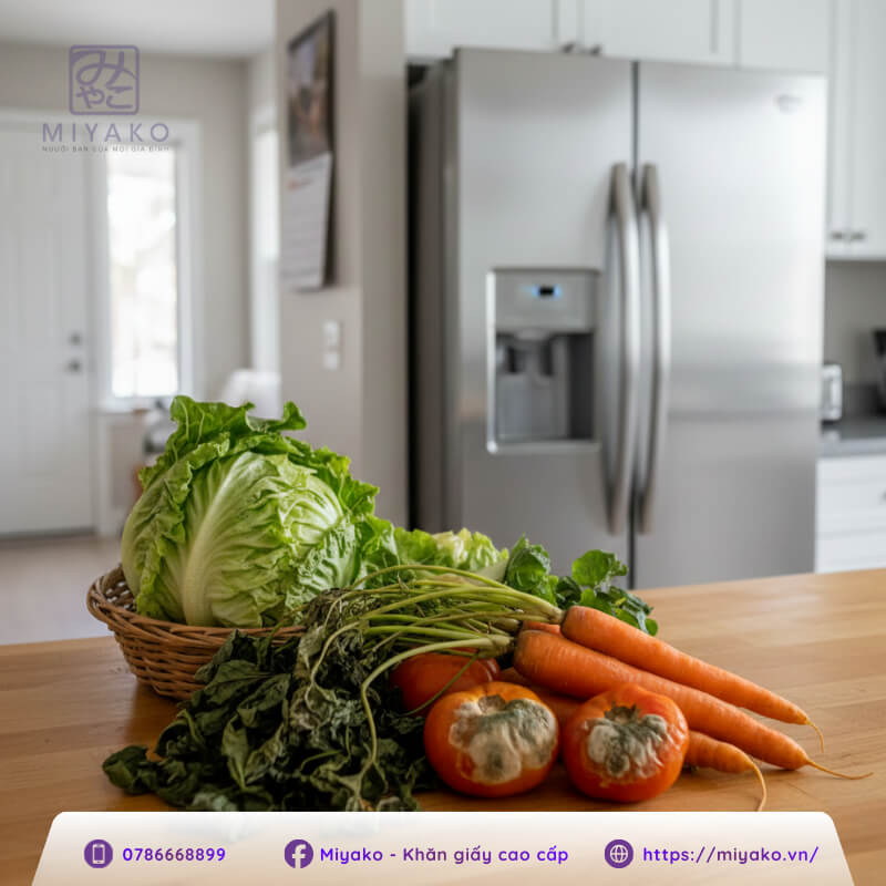 Bảo quản rau củ không cẩn tủ lạnh có làm cho rau củ nhanh héo