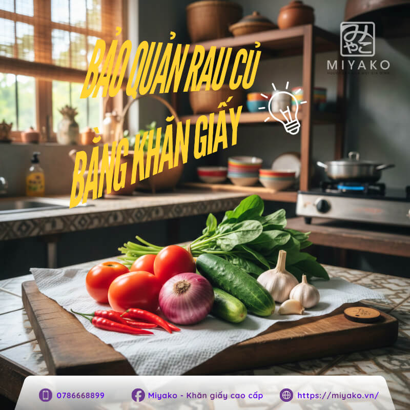 Bảo quản rau lá bằng khăn giấy – giải pháp được nhiều người áp dụng