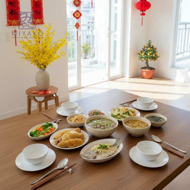 Các món thanh đạm giúp bữa ăn ngày Tết bớt ngán và dễ tiêu hơn