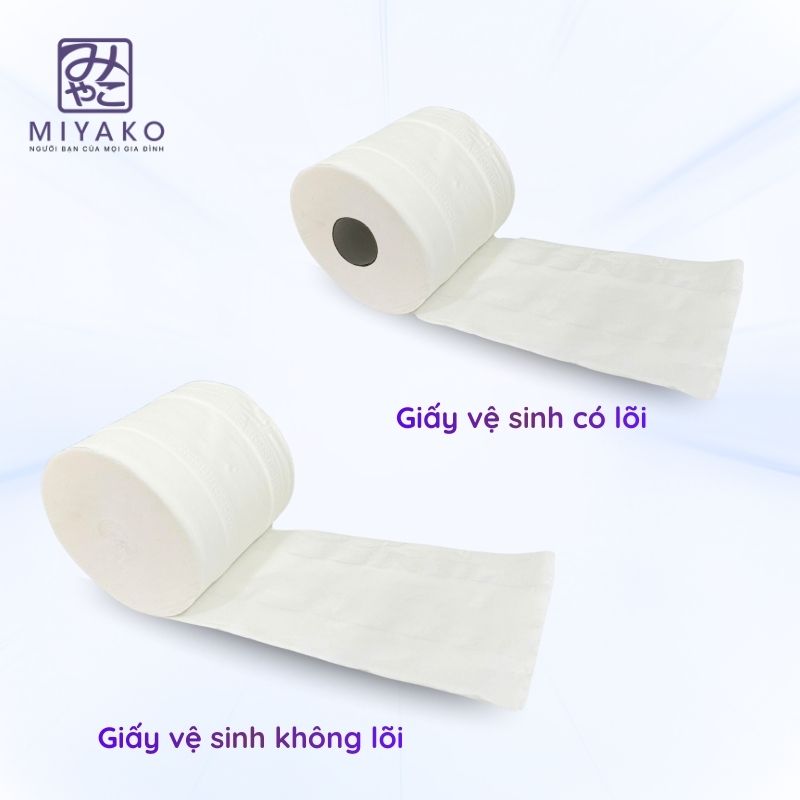 Giấy vệ sinh có lõi và giấy vệ sinh không lõi khác nhau như thế nào?