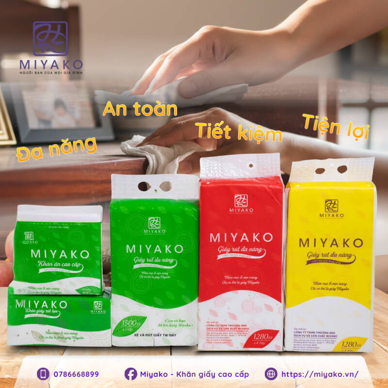 Khăn giấy chất lượng giúp việc dọn dẹp nhà cửa ngày Tết hiệu quả hơn và an tâm hơn khi sử dụng hằng ngày.