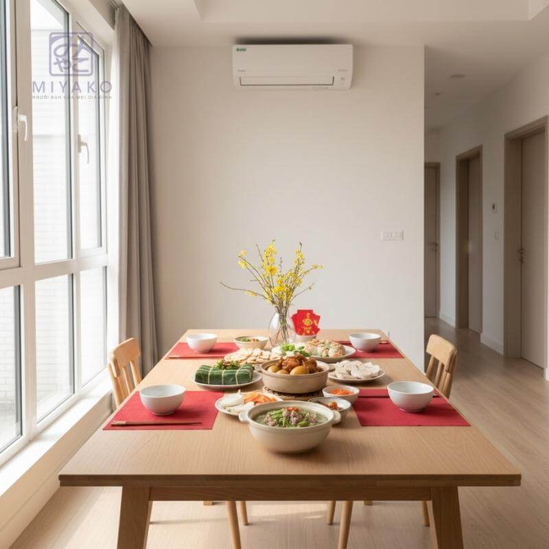 Mâm cơm ngày Tết Việt – nơi gắn kết gia đình và lưu giữ nét truyền thống 