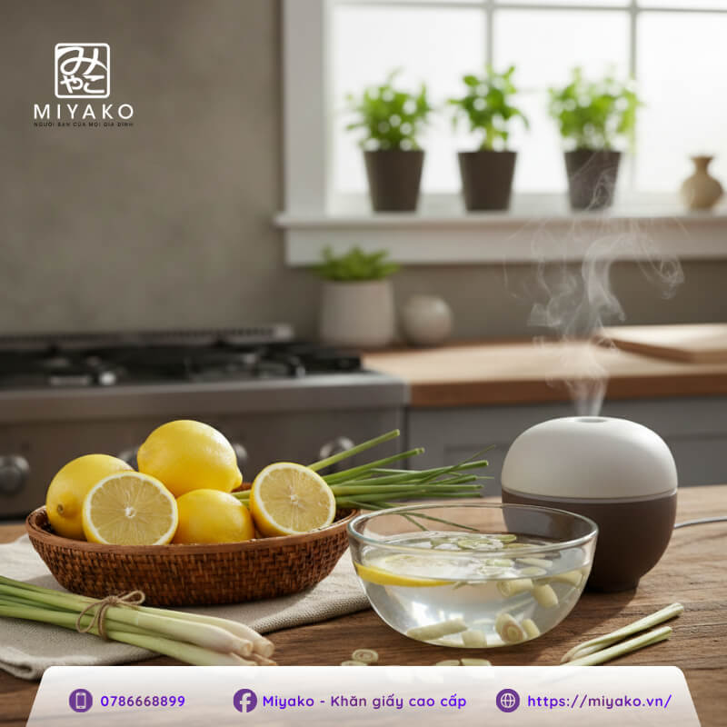 cách khử mùi hôi nhà bếp tự nhiên