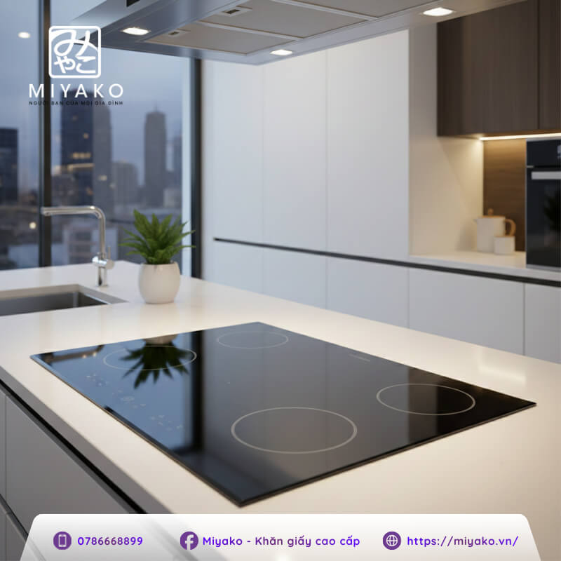 Cách vệ sinh bếp từ sạch bóng