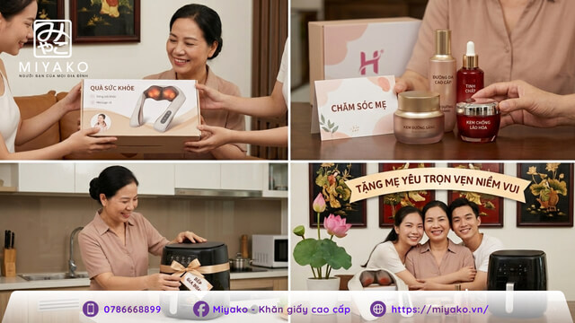 Món quà chăm sóc sức khỏe luôn là lựa chọn được nhiều người ưu tiên tặng quà 8/3 cho mẹ