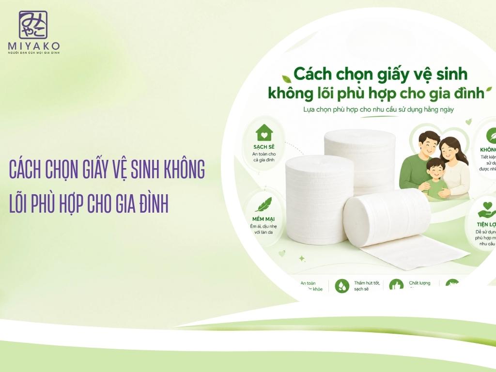 Cách Chọn Giấy Vệ Sinh Không Lõi Phù Hợp Cho Gia Đình
