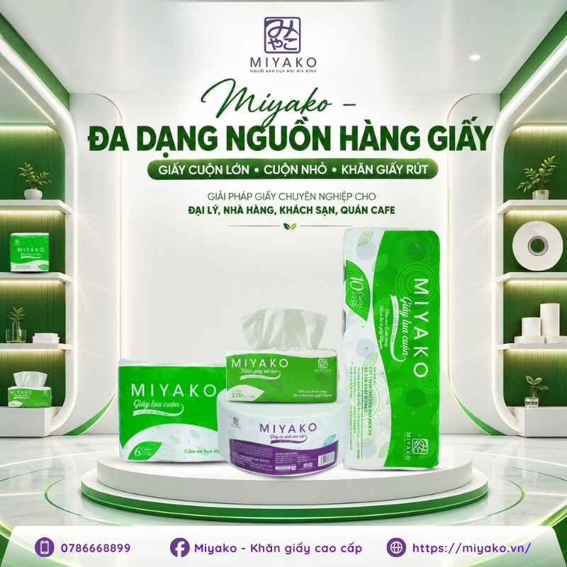 Kinh nghiệm buôn bán giấy vệ sinh thành công là lựa chọn được nguồn hàng đa dạng, đáp ứng mọi nhu cầu của thị trường.