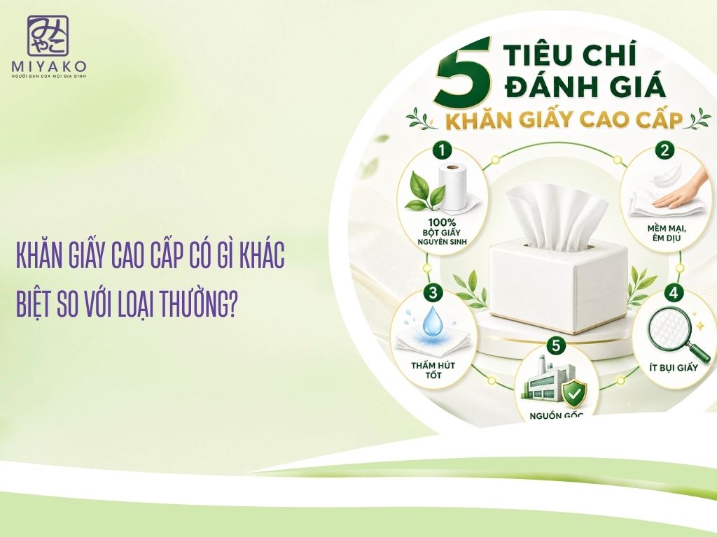 Khăn Giấy Cao Cấp Có Gì Khác Biệt So Với Loại Thường?