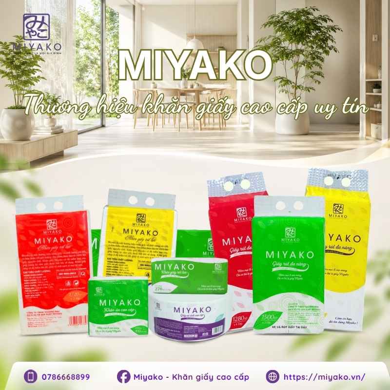 Thương hiệu khăn giấy cao cấp uy tín