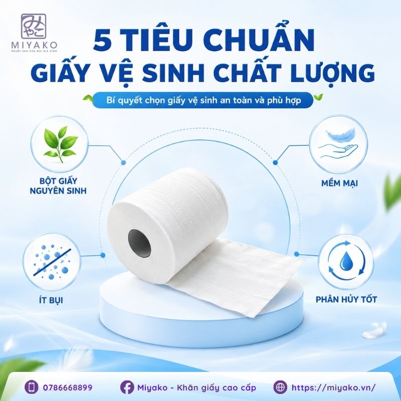tiêu chuẩn giấy vệ sinh chất lượng