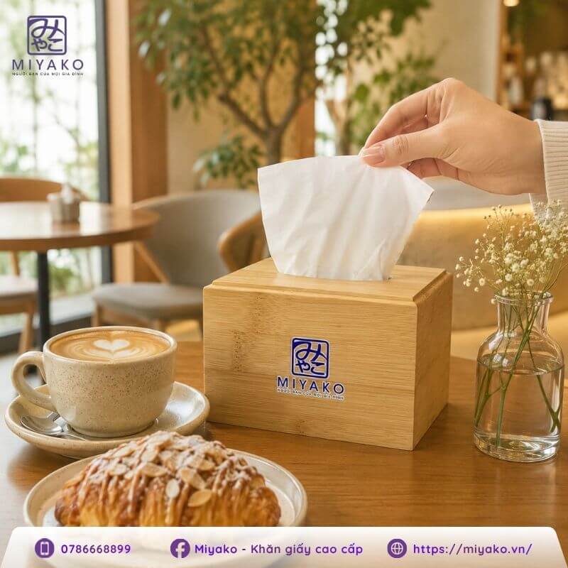 Giấy ăn quán cafe giúp nâng cao trải nghiệm khách hàng
