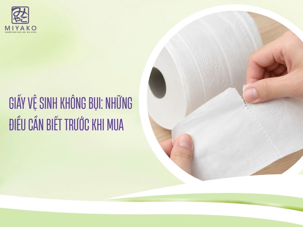 Giấy Vệ Sinh Không Bụi: Những Điều Cần Biết Trước Khi Mua