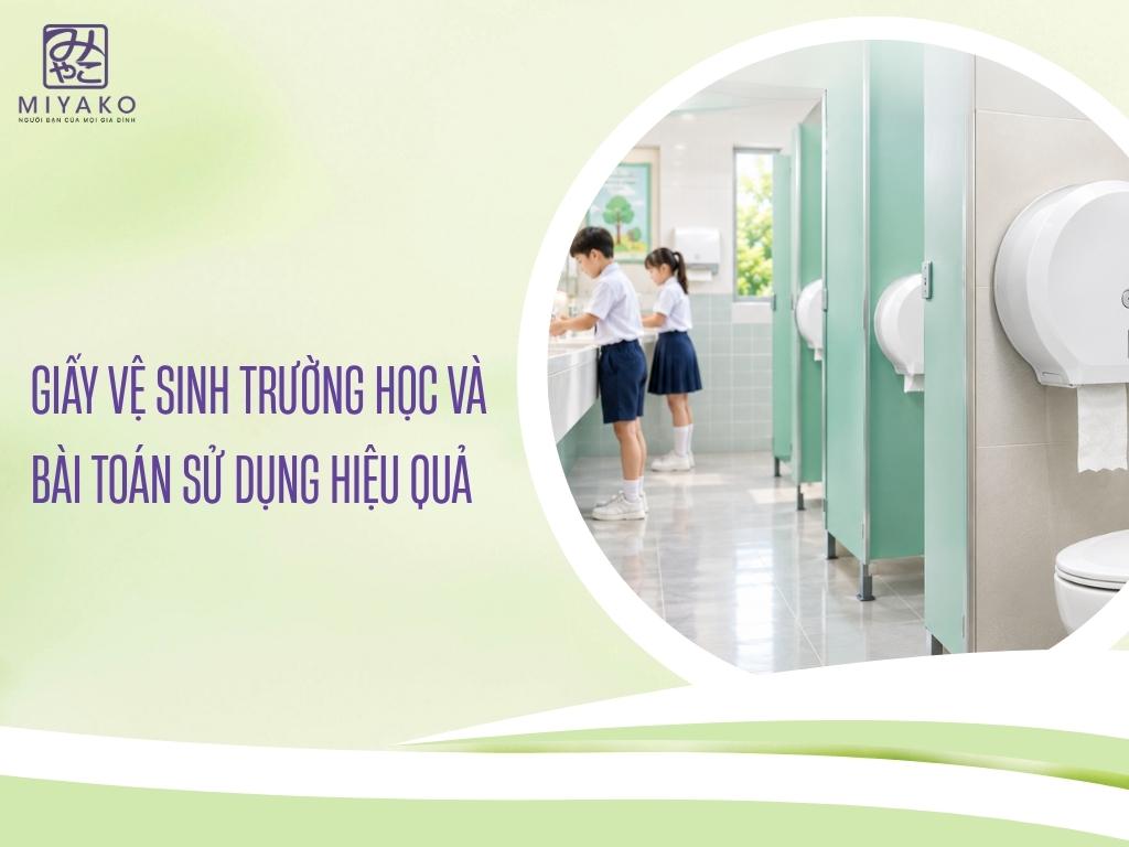 Giấy Vệ Sinh Trường Học Và Bài Toán Sử Dụng Hiệu Quả