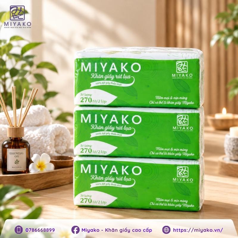 Xưởng cung cấp khăn giấy lau mặt cho spa Miyako giá sỉ tận gốc